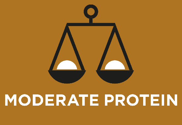 Cantitate moderată de proteine de înaltă calitate