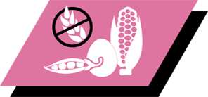 Formulat cu surse de proteine selectate de înaltă calitate, fără grâu pentru a susține toleranța alimentară